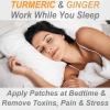 Turmeric & Ginger Detox Foot Patches, 100 Pack: Detox Foot Pads, Deep Cleansing to Remove Toxins & Sleep Better, Foot Detox Patches view 2