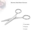 Mustache Trimming Scissors, Mustache Scissors Comfortable Practical for Men Use for Beard Trimming(MJ-LF010) view 3