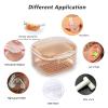 wowotaoo Denture Bath Cup, Denture Case,Retainer Cup,Three-Layer Retainer Case,Denture Cup, Mouth Guards Holder, Partial denture Soak Container, Retainer Box Size:3.15 * 2.08 * 3.35(black) view 4