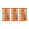 3pcs Beard Comb Set Double Sided Wood Beard Comb Anti-static Beard Grooming Comb for Men view 1