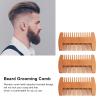 3pcs Beard Comb Set Double Sided Wood Beard Comb Anti-static Beard Grooming Comb for Men view 4