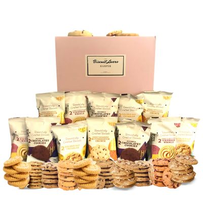 Biscuits Treat Hamper Gift Set Including 12 Packs of 2 Border Biscuits (24 Total) In a Luxury Hamper Box | The Chosen Gift For Biscuit Lovers - Exclusive to GOOFIIE.