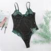 UIVHLW Women's Erotic Lingerie Sets Low-Cup Women's Underwear Lace Transparent Costumes Temptation Women's Nightwear Black view 4
