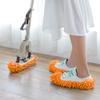 2 Pairs Mop Shoes Mop Slippers Cleaning Shoes Lazy Slippers Reusable Washable Microfibre Soft Cleaning Shoes for Mop Heads Broom Shoes for Home Floor Dust Dirt Hair Cleaning view 2