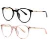 SIKAITE 2 Packs Reading Glasses for Ladies Men Reading magnifier Glasses Made with a Sprung Hinge (black and pink, 2.75, diopters) view 1