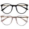 SIKAITE 2 Packs Reading Glasses for Ladies Men Reading magnifier Glasses Made with a Sprung Hinge (black and pink, 2.75, diopters) view 2