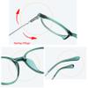 SIKAITE 2 Packs Reading Glasses for Ladies Men Reading magnifier Glasses Made with a Sprung Hinge (black and pink, 2.75, diopters) view 3