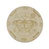 LYEAA Circles Star Pendulum Board Wooden Divination Metaphysics, Pendulum Board with Stars Moon Carved Coasters Astrology Game Plate Metaphysical Healing Meditation Boards view 1