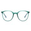 SIKAITE 2 Packs Reading Glasses for Ladies Men Reading magnifier Glasses Made with a Sprung Hinge (green and transparent, 2.25, diopters) view 4