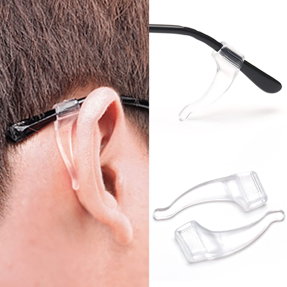 25 Pairs Eyeglasses Ear Grip Ear Hooks, Anti-Slip Holder Eyeglasses Stoppers Temple Tips Sleeve Retainer Eyewear Retainers Spectacle Stay For Eyeglasses, Sunglasses, Reading Glasses