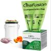 GreFusion Organic Bin Liners 6 Litre x 150 Compostable Organic Bin Liners Degradable Compost Bags view 1