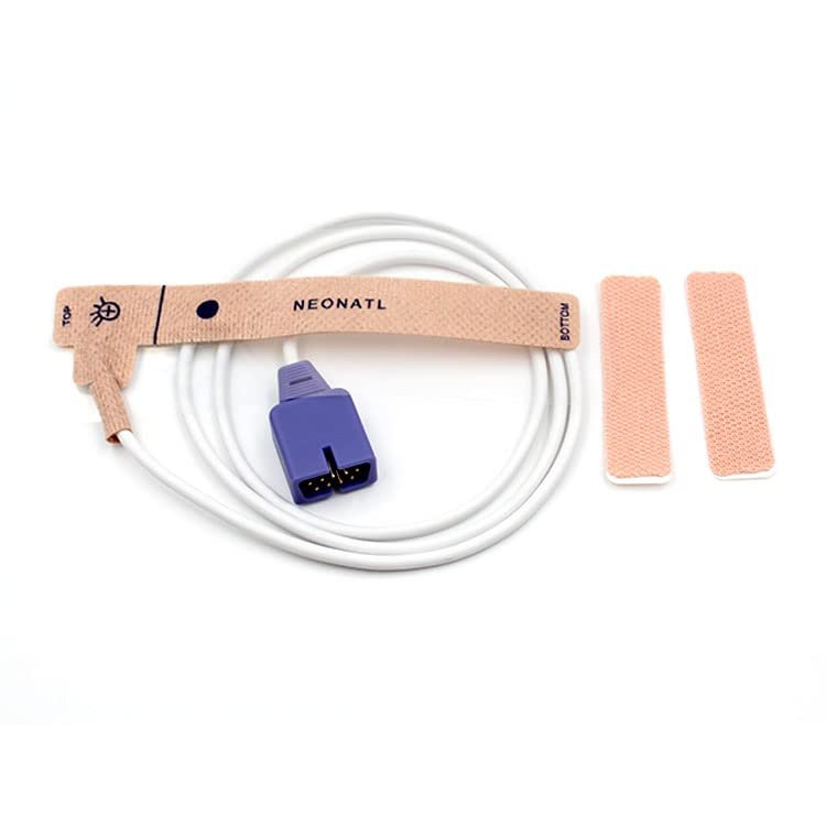 Compatible Nellcor Disposable Neonatal Adult Spo2 Sensor 9 PIN Oximax Tech 10 PACK CE Approved