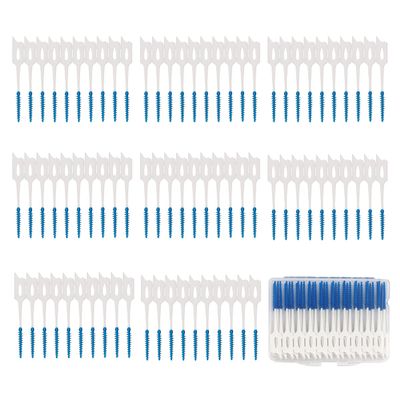 120 Pcs Disposable Interdental Brush Braces Cleaning Brush - Toothpick Dental Tooth Cleaning Tool for Oral Deep Clean Health Care