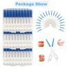 120 Pcs Disposable Interdental Brush Braces Cleaning Brush - Toothpick Dental Tooth Cleaning Tool for Oral Deep Clean Health Care view 3