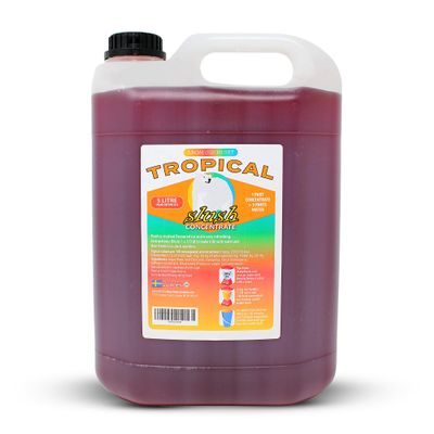 Tropical Slush Concentrate 5 Litres - For Slush Machines, Blender Mix, Ice Lolly, Yogurt & Candy