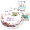 Victoria Sponge Floral Gardening Themed Birthday Cake | A Delicious Traditional Vanilla Sponge Birthday Cake With Buttercream & A Rich Apple & Raspberry Jam | Serves 10-12 | Baked By Bakerdays. view 1