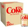 Diet Coke Caffeine Free 18 x 330ml Cans view 1