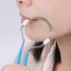 Handheld Facial Hair Epilator, Threading Tool, Manual Portable Epilator Spring Facial Hair Remover Beauty Tools for Women, Blue, Green, Pink view 2
