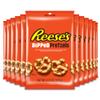 REESE'S Milk Chocolate Flavour & Peanut Butter Dipped Pretzels, Snack, Pack of 12 x 120g Bags view 1