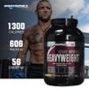 Boditronics Mass Attack Heavyweight Mass Gainer Powder for High Protein and High-Calorie Weight Gainer Protein Powder with 5g Creatine, BCAA, Glutamine and Beta Alanine (Gingerbread) view 3
