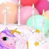 Victoria Sponge pink unicorn themed birthday cake - A delicious traditional vanilla sponge cake with buttercream and a rich apple and raspberry jam, serves 10-12 portions. Baked by bakerdays. view 4