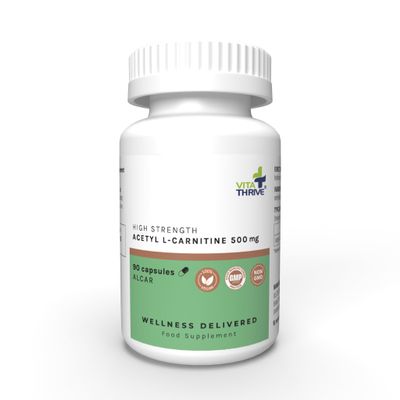 VitaThrive Acetyl L Carnitine 500mg 90 Capsules