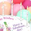 Victoria Sponge champagne whishes themed birthday cake - A delicious traditional vanilla sponge cake with buttercream and a rich apple and raspberry jam, serves 10-12 portions. Baked by bakerdays. view 4