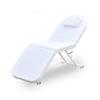 Portable Massage Bed Foldable Massage Table Beauty Couch with Adjustable Headrest Strong Structure Beauty Salon Table (White) view 1