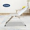 Portable Massage Bed Foldable Massage Table Beauty Couch with Adjustable Headrest Strong Structure Beauty Salon Table (White) view 4