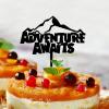Adventure Awaits Graduation Themed Cake Toppers Acrylic Black For Congrats Graduation Party Favors Cake Toppers Graduation Cap Grad Gifts For Son/Daughter For Weddings Racing Travel Retirement view 4