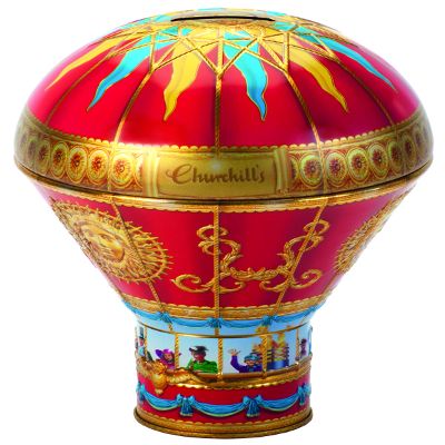 Churchill's Confectionery - Victorian Hot Air Balloon Red 150g Chocolate Fudge