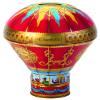 Churchill's Confectionery - Victorian Hot Air Balloon Red 150g Chocolate Fudge view 1