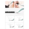 ARFUKA Tweezers Eyelash Extension Tweezers Set Stainless Steel Straight and Curved Tip Tweezers for Nail Art Sticker, Eyelash Extensions, Craft, Jewelry Pack of 6 view 3