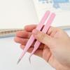 ARFUKA Tweezers Eyelash Extension Tweezers Set Stainless Steel Straight and Curved Tip Tweezers for Nail Art Sticker, Eyelash Extensions, Craft, Jewelry Pack of 6 view 4