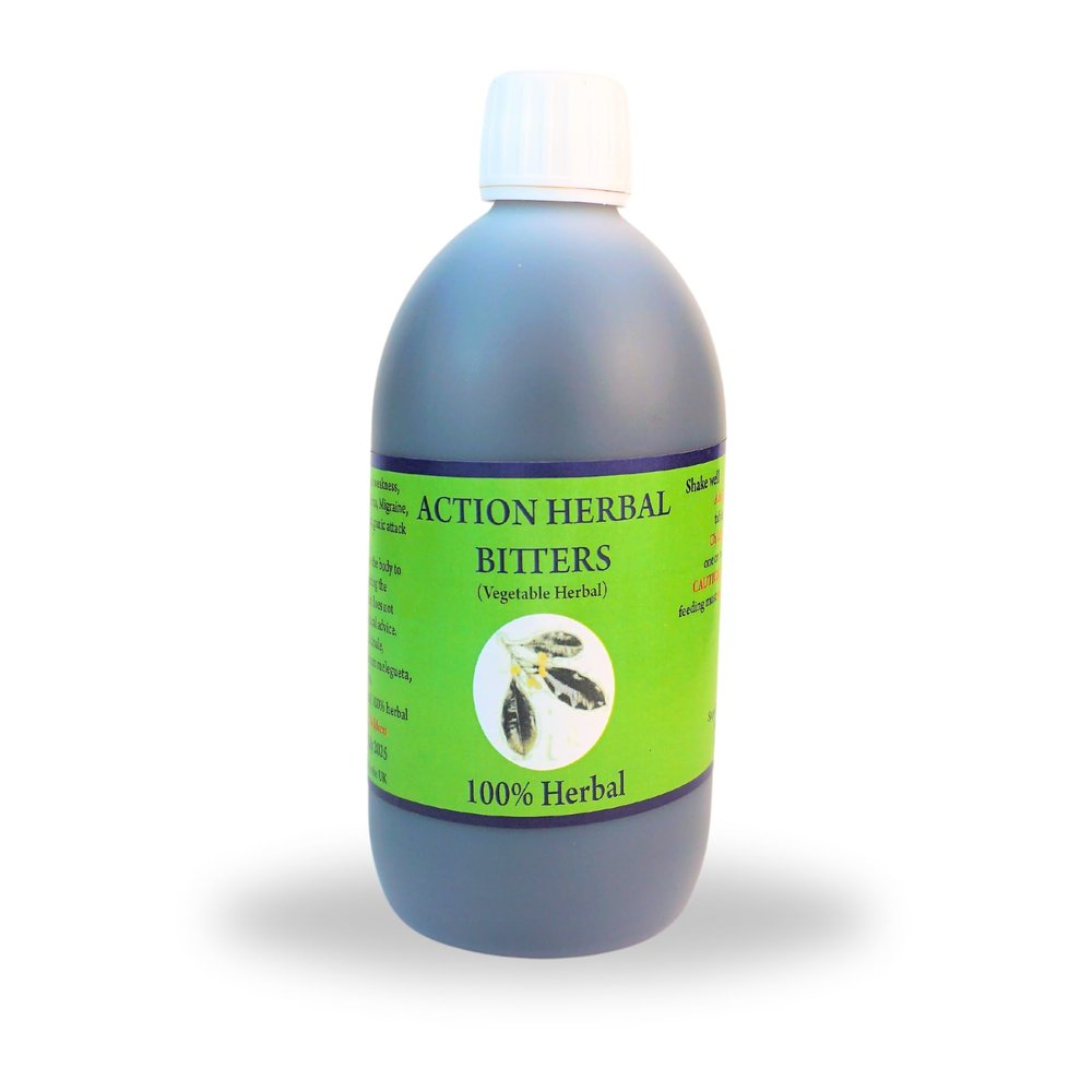 Action Bitters Herbal Tonic Colon Liver Blood Cleanser Detoxify 550ML