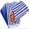 100 Candy Stripe Bags, Recyclable Dark Blue Striped Sweet Bags Sweets Candies Cookies Wedding Buffet, Paper Sweet Bags For Cake Party Gift Shop, 5" x 7" view 2