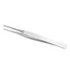 5.5 inch 14cm Stainless Steel Precision Tweezers with Blunt Serrated Tips for Electronics Crafts view 1