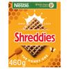 Nestl Cereals - Shreddies Breakfast Cereal - Bitesize Wholegrain Wheat Cereal - The Honey One - High Fibre, No Added Sugar - 460g view 1