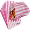 100 Candy Stripe Bags, Recyclable Pink Striped Sweet Bags Sweets Candies Cookies Wedding Buffet, Paper Sweet Bags For Cake Party Gift Shop, 5" x 7" view 1