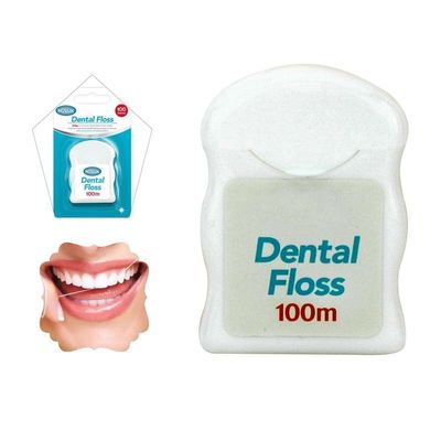 Dental Floss 100m Interdental Cleaning Disposable Flosser, Used for Teeth Cleaning Dental Hygiene Cleaner in-Between Teethes Dental Oral Care