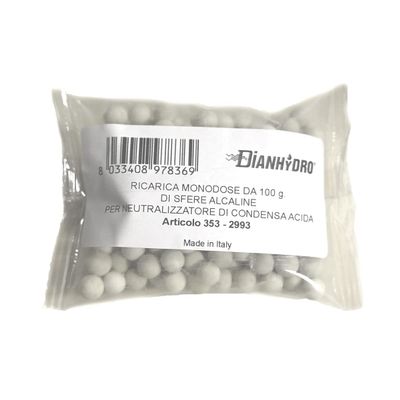 SINGLE DOSE RECHARGING FOR ACID CONDENSE NEUTRALIZER 100 Gr (PIECES 3)