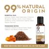 Beard Oil for men by Man Alive 99% Natural skincare 50ml with Oatmeal, Argan Oil, Jojoba Oil & Almond Oil, gifts for men softens facial hair mens gifts birthday gifts for him (Leather & Oud) view 2