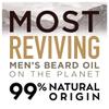 Beard Oil for men by Man Alive 99% Natural skincare 50ml with Oatmeal, Argan Oil, Jojoba Oil & Almond Oil, gifts for men softens facial hair mens gifts birthday gifts for him (Leather & Oud) view 3