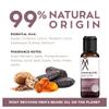 Beard Oil for men by Man Alive 99% Natural skincare 50ml with Oatmeal, Argan Oil, Jojoba Oil & Almond Oil, gifts for men softens facial hair mens gifts birthday gifts for him (Black Suede & Tonka) view 2