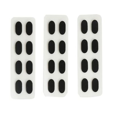 24 Pairs Eyeglass Nose Pads, Comfortable Sponge Nose Pads, Anti-Slip Soft Foam Glasses Nose Pads, Nose Pressure Relieve Pads, Orange Oval