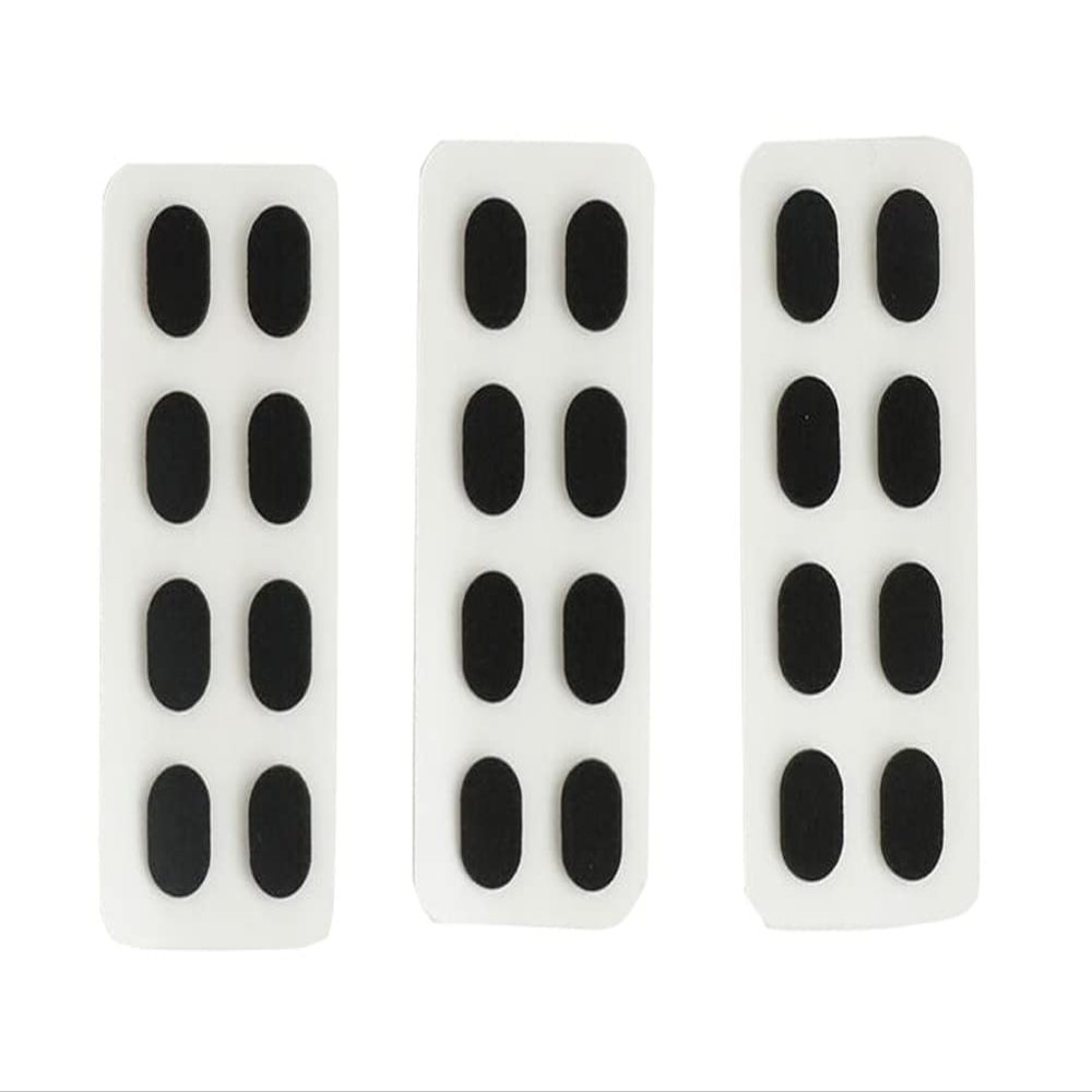 24 Pairs Eyeglass Nose Pads, Comfortable Sponge Nose Pads, Anti-Slip Soft Foam Glasses Nose Pads, Nose Pressure Relieve Pads, Orange Oval