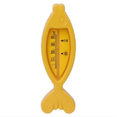 Bath Thermometer with accurate automatic Temperature Reading from Large display screen perfect for baby,male and female Bathing BY Noondl (Yellow)