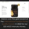 Melora Genuine Manuka Honey - 100 MGO, 250g - 5+ UMF - 100% Pure & Traceable Manuka from New Zealand view 4