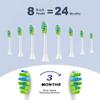 7AM2M Sonic Electric Toothbrush for Adults and Kids, with 8 Brush Heads and Travel Case,5 Modes with 2 Minutes Built in Smart Timer, One Charge Use for 90 Days, Rechargeable Toothbrushes (Light Blue) view 4