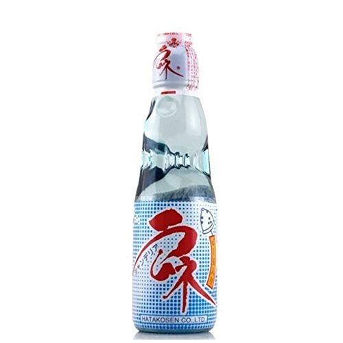 Hatakosen Ramune Soda (8 Bottles Gift Set) 200mL, by WaNaHong (Orange, 8 Bottles)